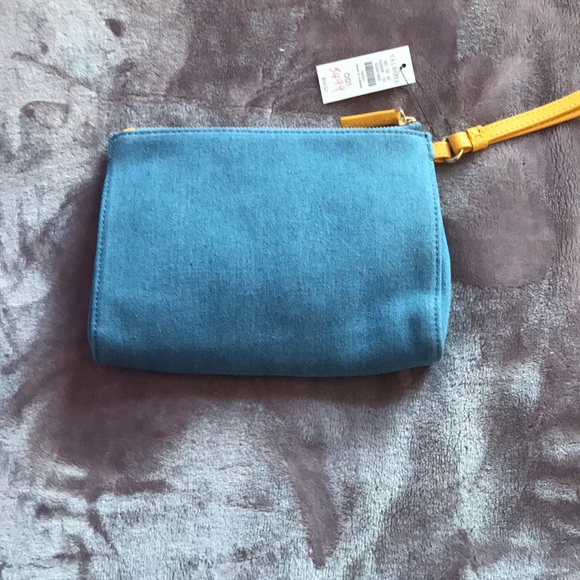 NWT Talbots Denim Wristlet - Picture 3 of 5